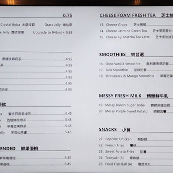 Boba Ave Express - Menu January 2023 - Bubble Tea Near Me - Arcadia, California