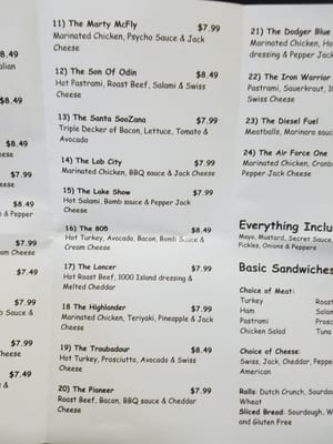 Menu photo 5 The Sandwich Spot Simi Valley, CA Menu photo 5 The Sandwich Spot Simi Valley, CA