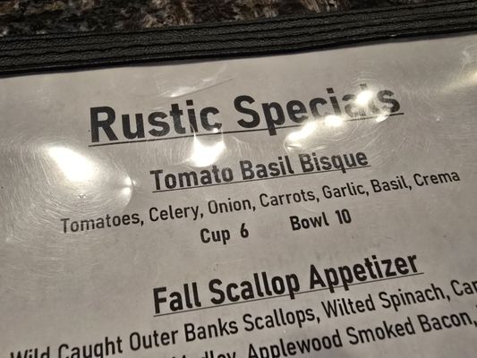 Menu photo 8 The Rustic Spoon Virginia Beach, VA
