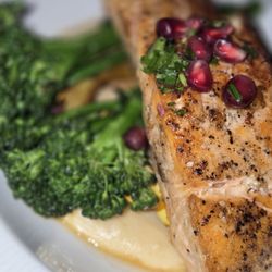 Skin Seared Alaskan Salmon