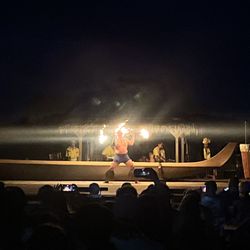 Aloha Kai Luau - Sea Life Park - Fire dance (best part of the Luau!)