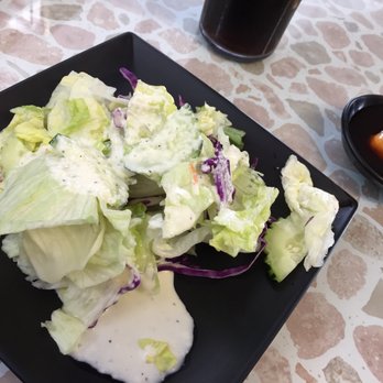 Sushiyaki - Choose a salad or carrots. - Teppanyaki Near Me - Fresno, California Sushiyaki - Choose a salad or carrots. - Teppanyaki Near Me - Fresno, California