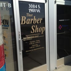 Thee Barber Shop - Front door