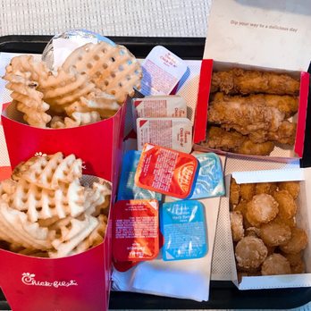 Chick-fil-A - Waffle Potato Fries, Chick-n-Strips & Hash Browns - Fast Food Near Me - Orange, California
