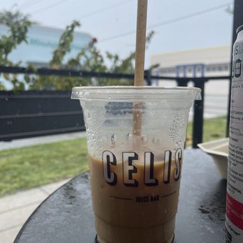 Celis Juice Bar - Dixie - a cup of iced coffee - Juice Bars & Smoothies Near Me - West Palm Beach, Florida Celis Juice Bar - Dixie - a cup of iced coffee - Juice Bars & Smoothies Near Me - West Palm Beach, Florida
