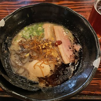JINYA Ramen Bar - Austin - Black Tonkatsu Ramen - Ramen Near Me - Austin, Texas