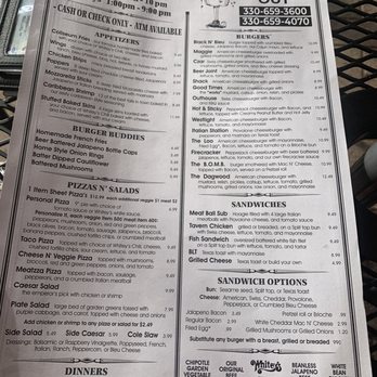 Whitey's - Burgers Near Me - Richfield, Ohio