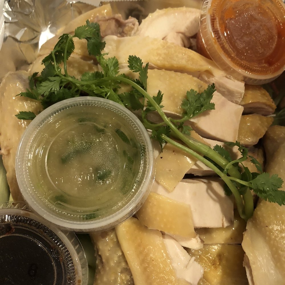 Malay Satay Hut - 1. Half Hainanese Chicken - Malaysian Near Me - Bellevue, Washington Malay Satay Hut - 1. Half Hainanese Chicken - Malaysian Near Me - Bellevue, Washington
