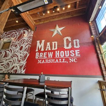 Mad Co. Brew House - Open air seating in the front - Brewpubs Near Me - Marshall, North Carolina