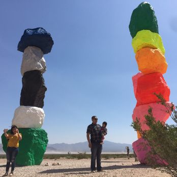 Seven Magic Mountains - Public Art Near Me - Las Vegas, Nevada