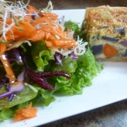 Cafe Lotus Bleu - Lotus Quiche & Salad