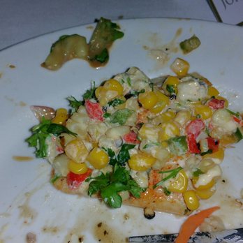 Skippers Pier - Rockfish fillet corn salsa - Seafood Near Me - Deale, Maryland Skippers Pier - Rockfish fillet corn salsa - Seafood Near Me - Deale, Maryland