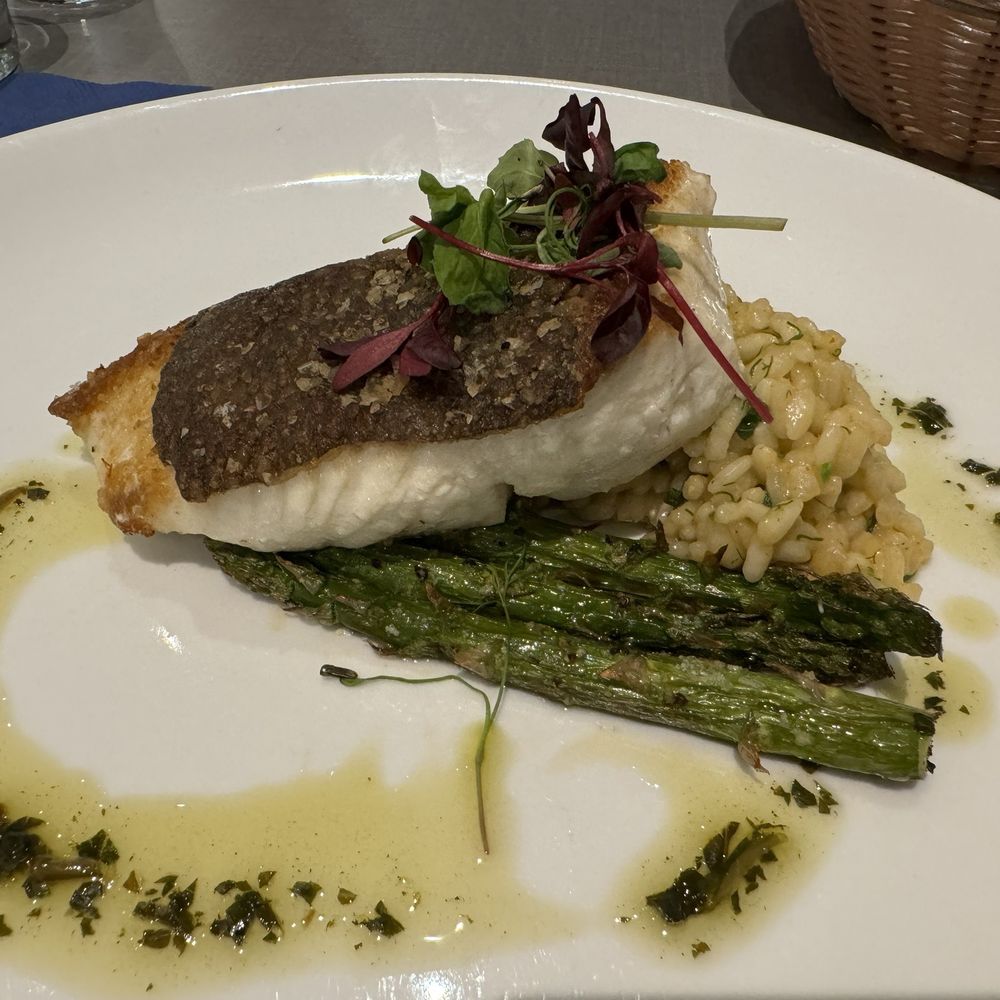Lochleven Seafood Cafe - Halibut with risotto - Seafood Near Me - Fort William, HLD Lochleven Seafood Cafe - Halibut with risotto - Seafood Near Me - Fort William, HLD