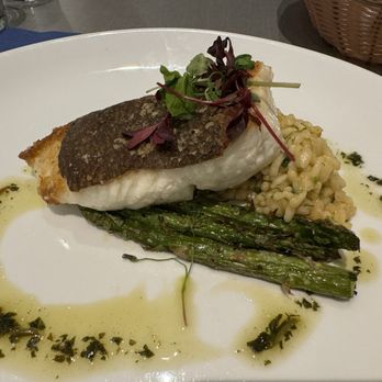 Lochleven Seafood Cafe - Halibut with risotto - Seafood Near Me - Fort William, HLD