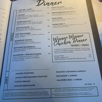 Cascade - Menu 2 of 2 - American Near Me - Pescadero, California