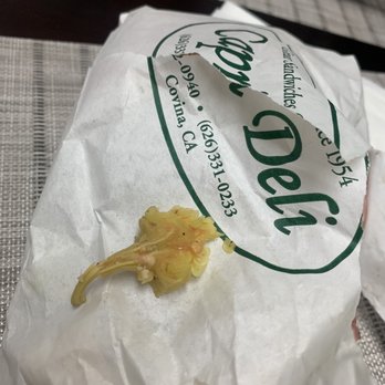 Capri Deli - Bruh....this is huge and on my first bite - Delis Near Me - Covina, California