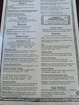 Menu photo 7 The Old Salty Dog Sarasota, FL