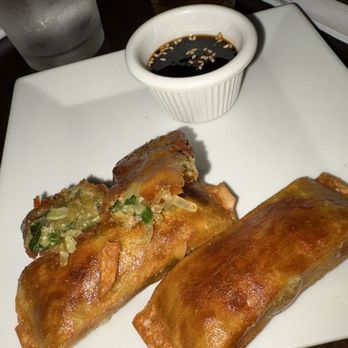 Joy Noodles & Rice - Fried Leek Dumplings - Crispy, delicate, yumminess, but they need a better sauce than soy. - Noodles Near Me - West Palm Beach, Florida