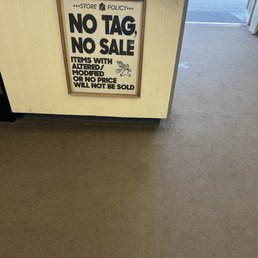 Counter signage