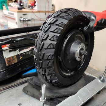Elecruiser Electric Bikes - Just finished a specialized solid scooter tire swap for a customer from Deerfield Beach! Whether you're in Delray or Deerfield, Boca area. - Bikes Near Me - Boca Raton, Florida
