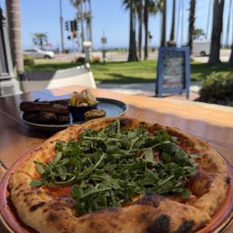 Salame pizza and Pork Ribs