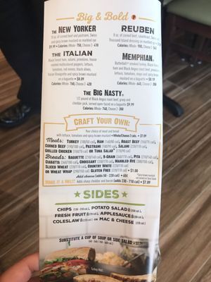 Menu photo 2 McAlister's Deli Crestview, FL