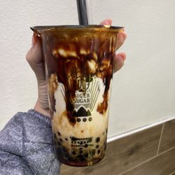 Tiger Sugar - #5 Black Sugar Boba and Pearl with Cream Mousse (Signature)