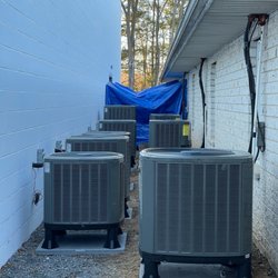 Brothers HVAC - Installation of 9 Trane Heat Pumps