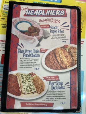 Menu photo 2 Chuy's Colorado Springs, CO