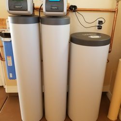 The Vesta Defender System, comprised of the Vesta Refiner (Whole Home Filtration) and the Vesta HE Ultra (High Efficiency Water Softener)