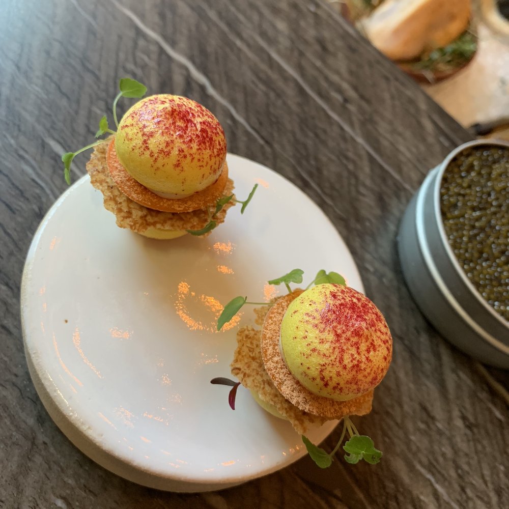 Frantzén - Summer Corn Macarons. - Scandinavian Near Me - Stockholm, Alberta