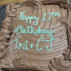 502 Baking Company - Chocolate cake with chocolate filling -- delish!!