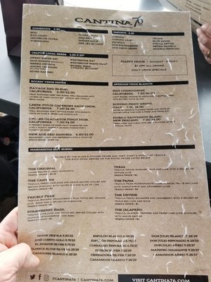 Menu photo 2 Cantina 76 Columbia, SC Menu photo 2 Cantina 76 Columbia, SC