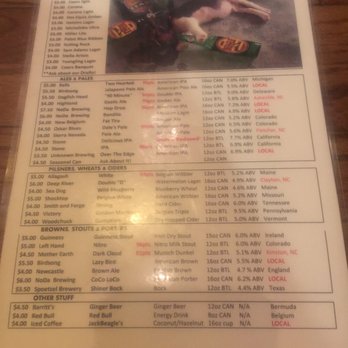 JackBeagles - Beer menu - Pubs Near Me - Charlotte, North Carolina JackBeagles - Beer menu - Pubs Near Me - Charlotte, North Carolina