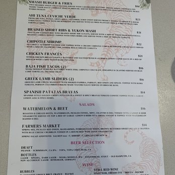 Ten Tigers - Food menu - Cocktail Bars Near Me - Ventura, California Ten Tigers - Food menu - Cocktail Bars Near Me - Ventura, California