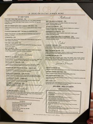 Menu photo 2 La Creacion Bistro Wesley Chapel, FL Menu photo 2 La Creacion Bistro Wesley Chapel, FL