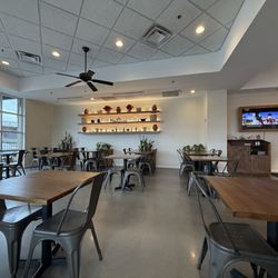 View of the dining area.