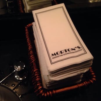 Morton's The Steakhouse - fancy hand towels in the john - Steakhouses Near Me - Burbank, California Morton's The Steakhouse - fancy hand towels in the john - Steakhouses Near Me - Burbank, California
