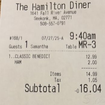The Hamilton Diner - Great price - Diners Near Me - Seekonk, Massachusetts The Hamilton Diner - Great price - Diners Near Me - Seekonk, Massachusetts