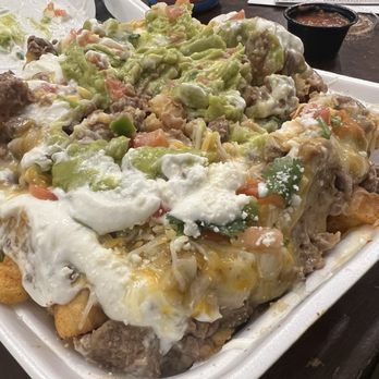 Barrio Fries - Loaded Carne asada, barrio fries! - Mexican Near Me - Espanola, New Mexico