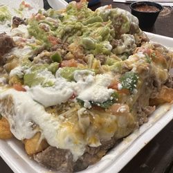 Barrio Fries - Loaded Carne asada, barrio fries!