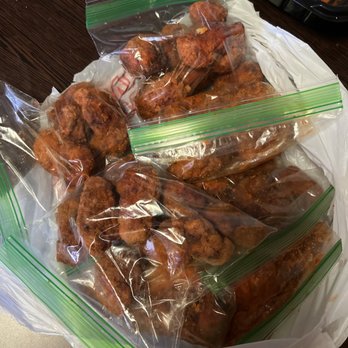 Duff's Famous Wings - My super daughter portioned them out for separate freezing! Since I can only get them once or twice a year, I have to make them last! - American Near Me - Amherst, New York Duff's Famous Wings - My super daughter portioned them out for separate freezing! Since I can only get them once or twice a year, I have to make them last! - American Near Me - Amherst, New York