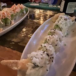 Sushi at the bar Sushi at the bar