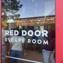 Exterior outside entrance of Red Door Escape Room - Gaithersburg, Maryland Exterior outside entrance of Red Door Escape Room - Gaithersburg, Maryland