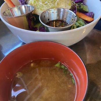 Bapp Korean Restaurant - Beef Bibimbap served with Miso - Asian Fusion Near Me - Jackson, Wyoming