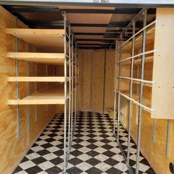 Right Trailers - After installing shelves. - Trailer Dealers Near Me - Lakeland, Florida