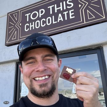Top This Chocolate - Me before eating the chocolate - Chocolatiers & Shops Near Me - Ventura, California Top This Chocolate - Me before eating the chocolate - Chocolatiers & Shops Near Me - Ventura, California
