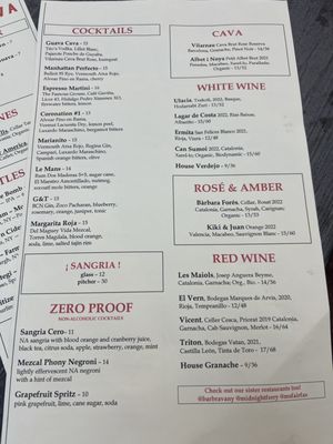 Menu photo 1 Bar Brava Newburgh, NY