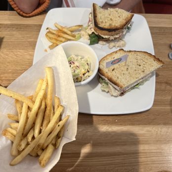 Silver Diner - Tuna sandwich presentation with fries - Diners Near Me - Chantilly, Virginia