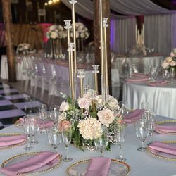 Candles arrangement